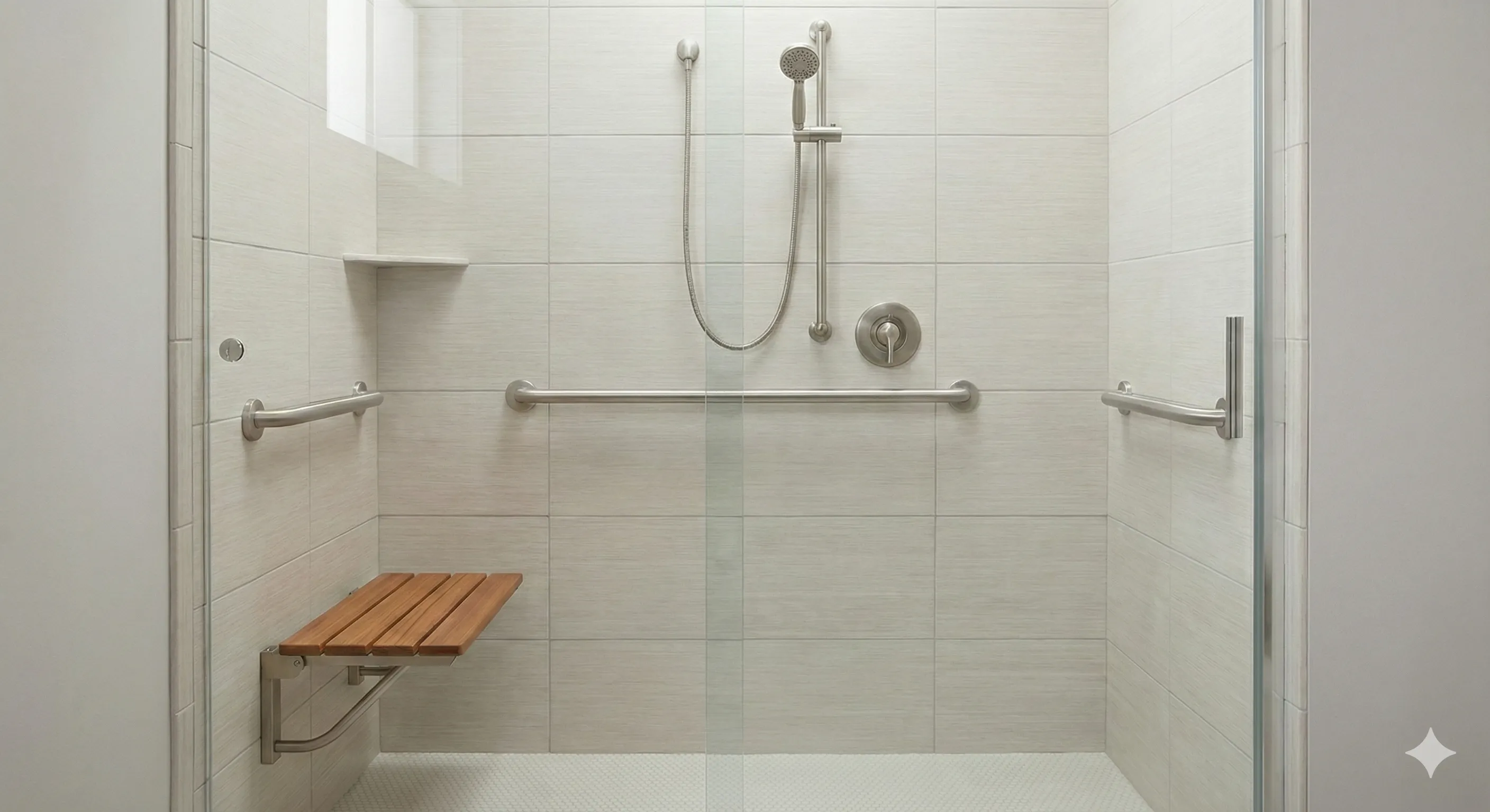 Image installation douche senior 1 douche senior