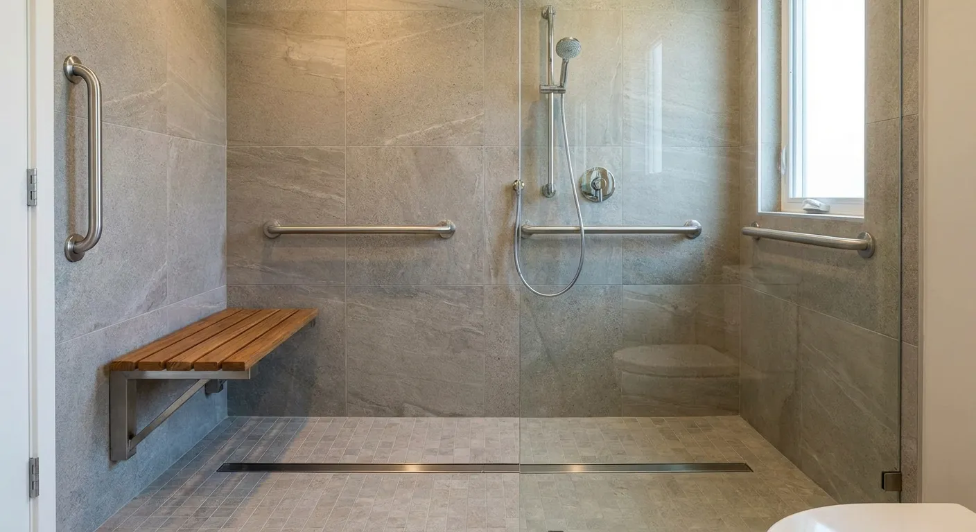 Image installation douche senior 2 douche senior